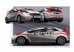 Honda Civic WTCC Drawings 2012 года